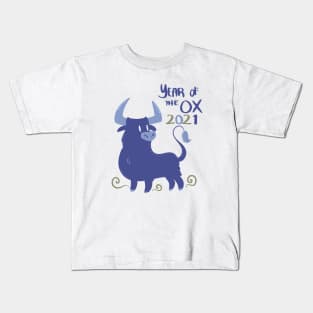 Year of the Ox ~ Chinese New Year 2021 Kids T-Shirt